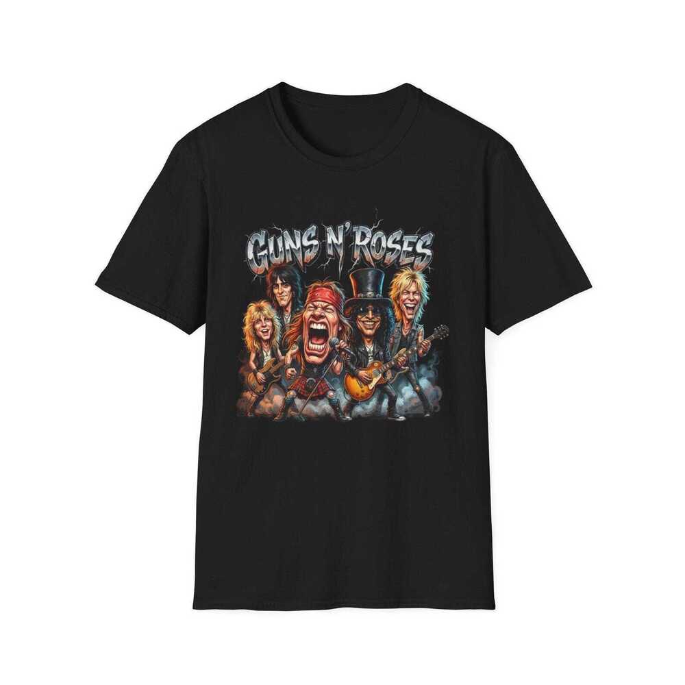 Guns N Roses Shirt, Rock Band Graphic Tee